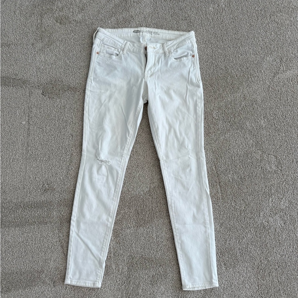 Old Navy Women's White Skinny Jeans